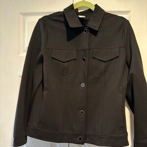 Chico's Black Ponte Jacket